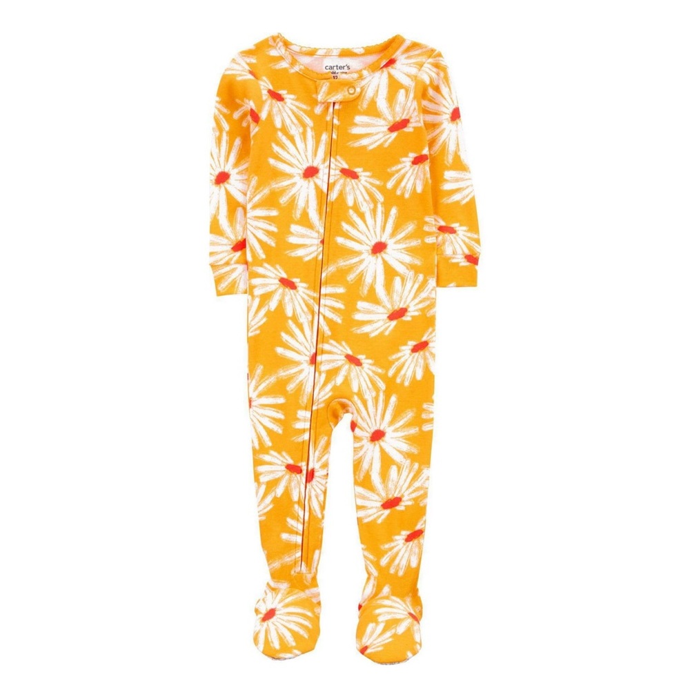 NWT Carter's Child of Mine 18 months TG 1pc PJ - Yellow Flower